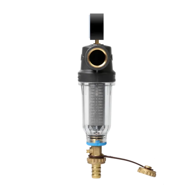 Self-Cleaning SAN Filter with 304 Stainless Steel Mesh Cartridges, ½" F