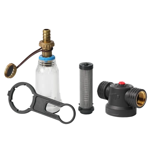 Self-Cleaning SAN Filter with 304 Stainless Steel Mesh Cartridges, ½" F