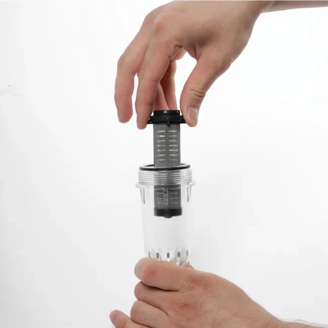 Self-Cleaning SAN Filter with 304 Stainless Steel Mesh Cartridges, ½" F