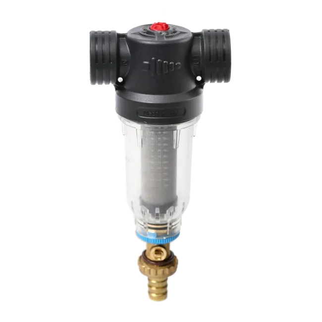 Self-Cleaning SAN Filter with 304 Stainless Steel Mesh Cartridges, ½" F
