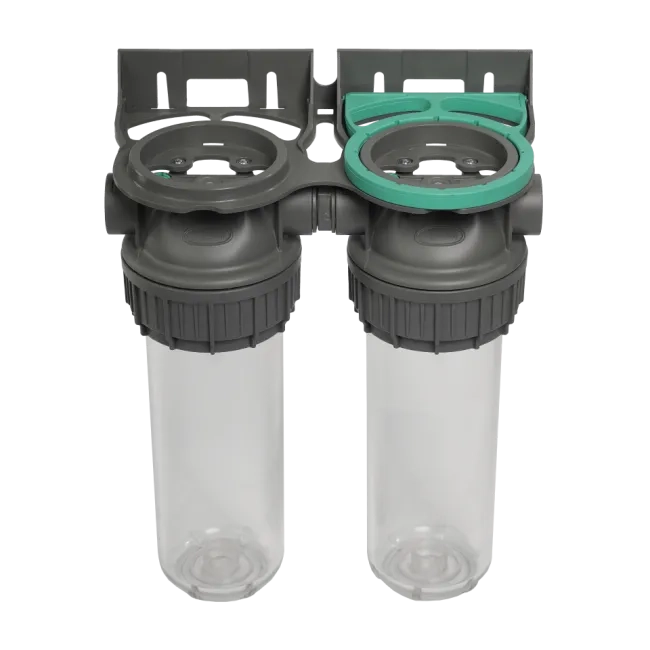 3P housing ECO DUPLEX 9” ¾ transparent PET bowl ¾ – ¾"