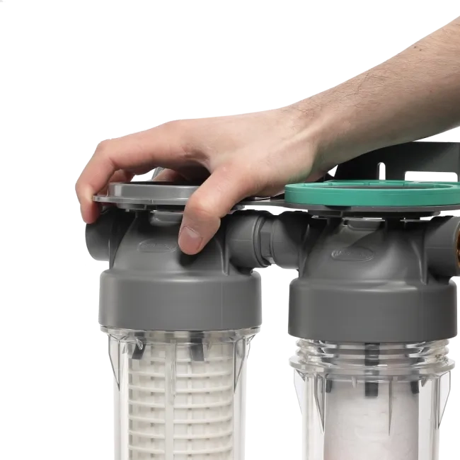 3-stage water filter for well or rain water ¾– ¾"