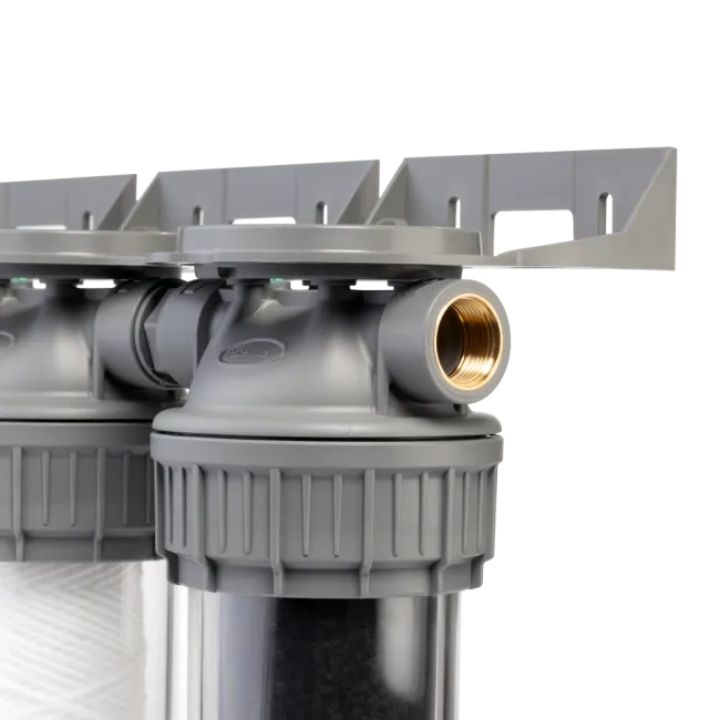 3-stage water filter for well or rain water ¾– ¾"