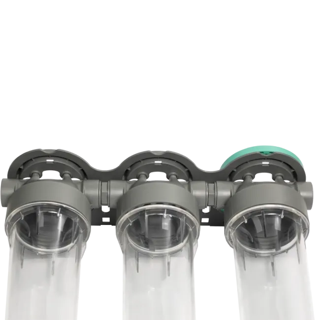 3-stage water filter for well or rain water ¾– ¾"