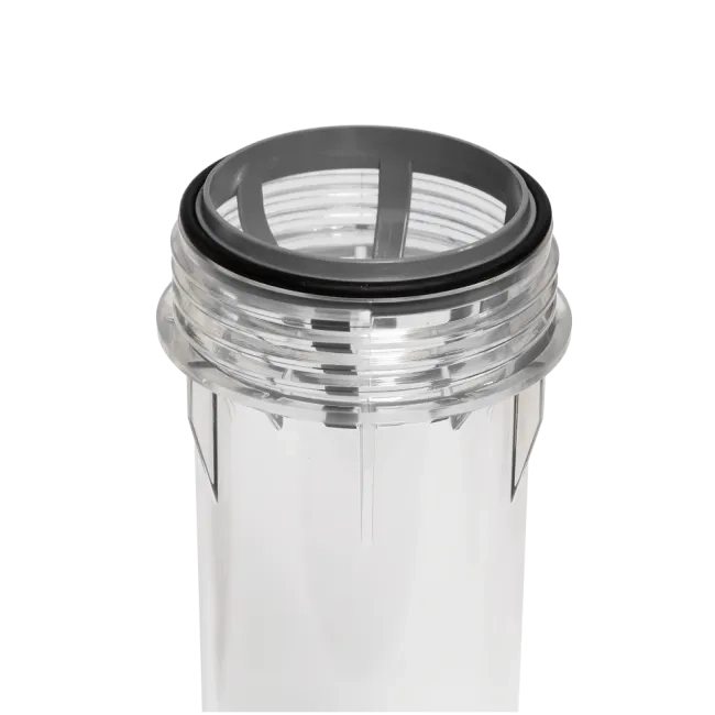 2P housing ECO 9" ¾ transparent PET bowl 1 – 1"