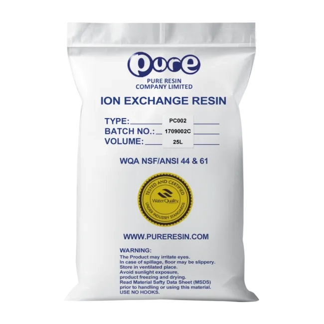 Pure PC002 Gel strong acid cation exchange resin