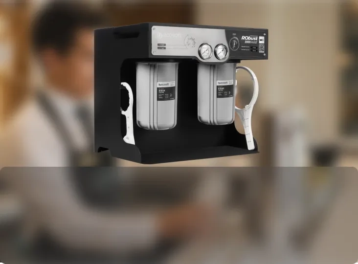 PuroSmart Sistema RO Ad Alto Flusso Per Acqua Potabile - Depuratore Compatto Da Appoggio Con Membrana PSCT50