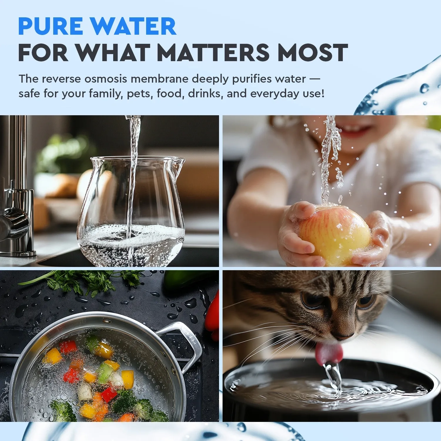 Ecosoft advanced set of replacement filters for 3-stage water filters