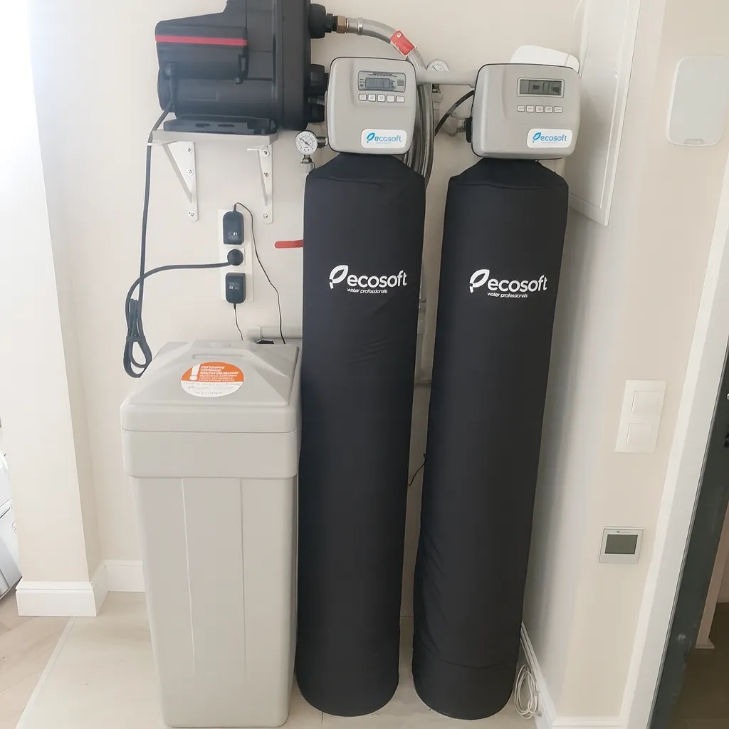 Water softening and purification for a private house