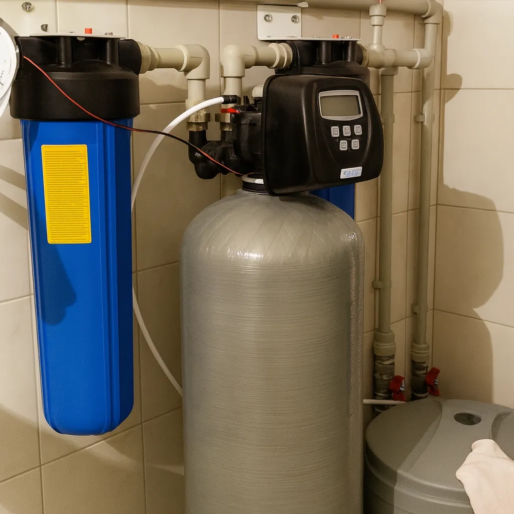 Household water purification in Vorzel