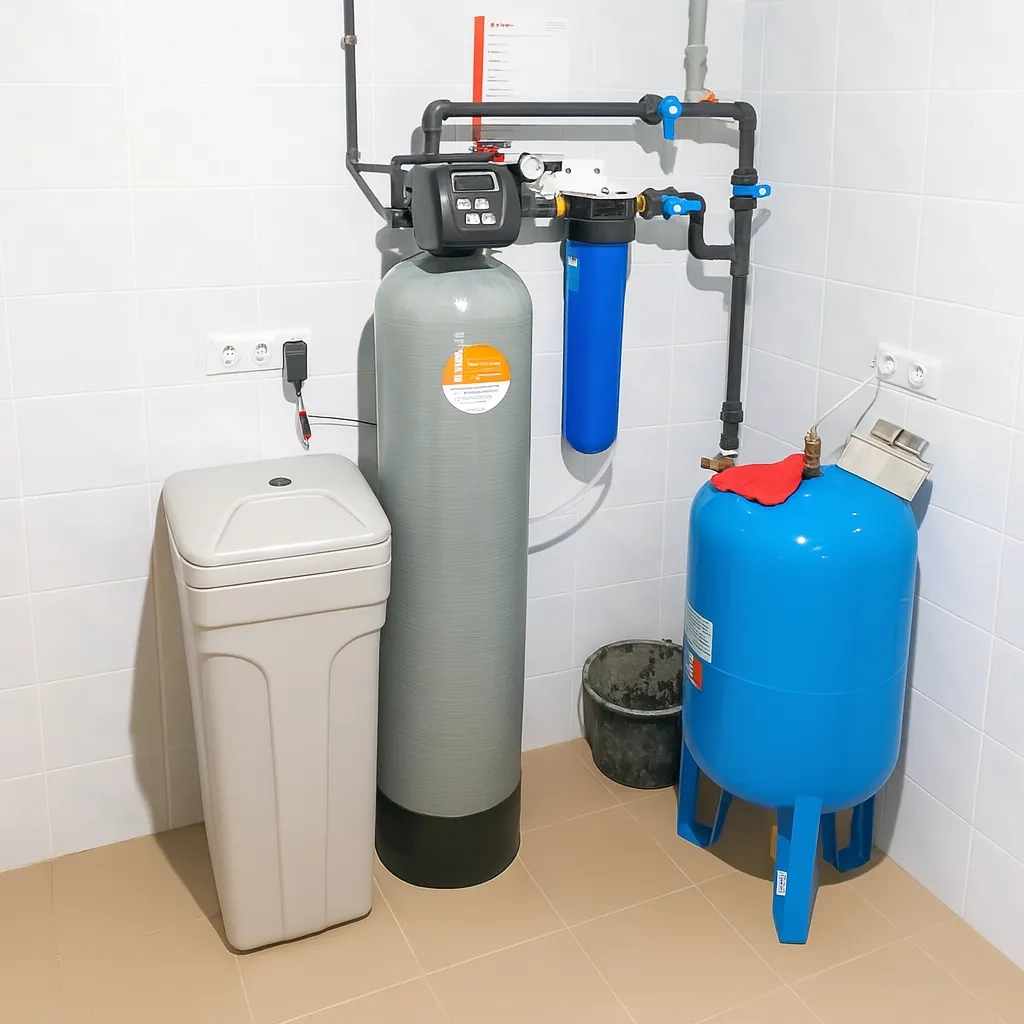 Comprehensive water treatment for a private house