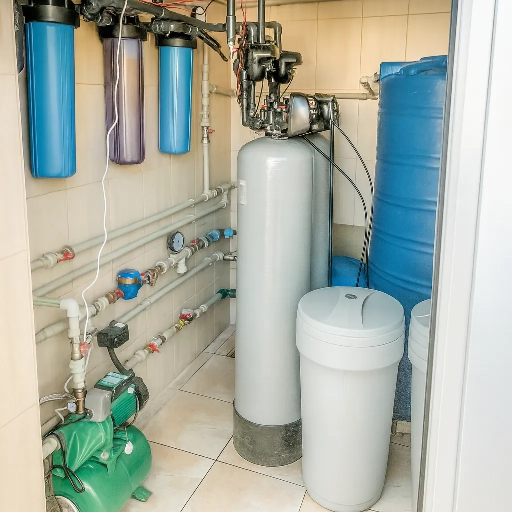Water purification for UPG filling station