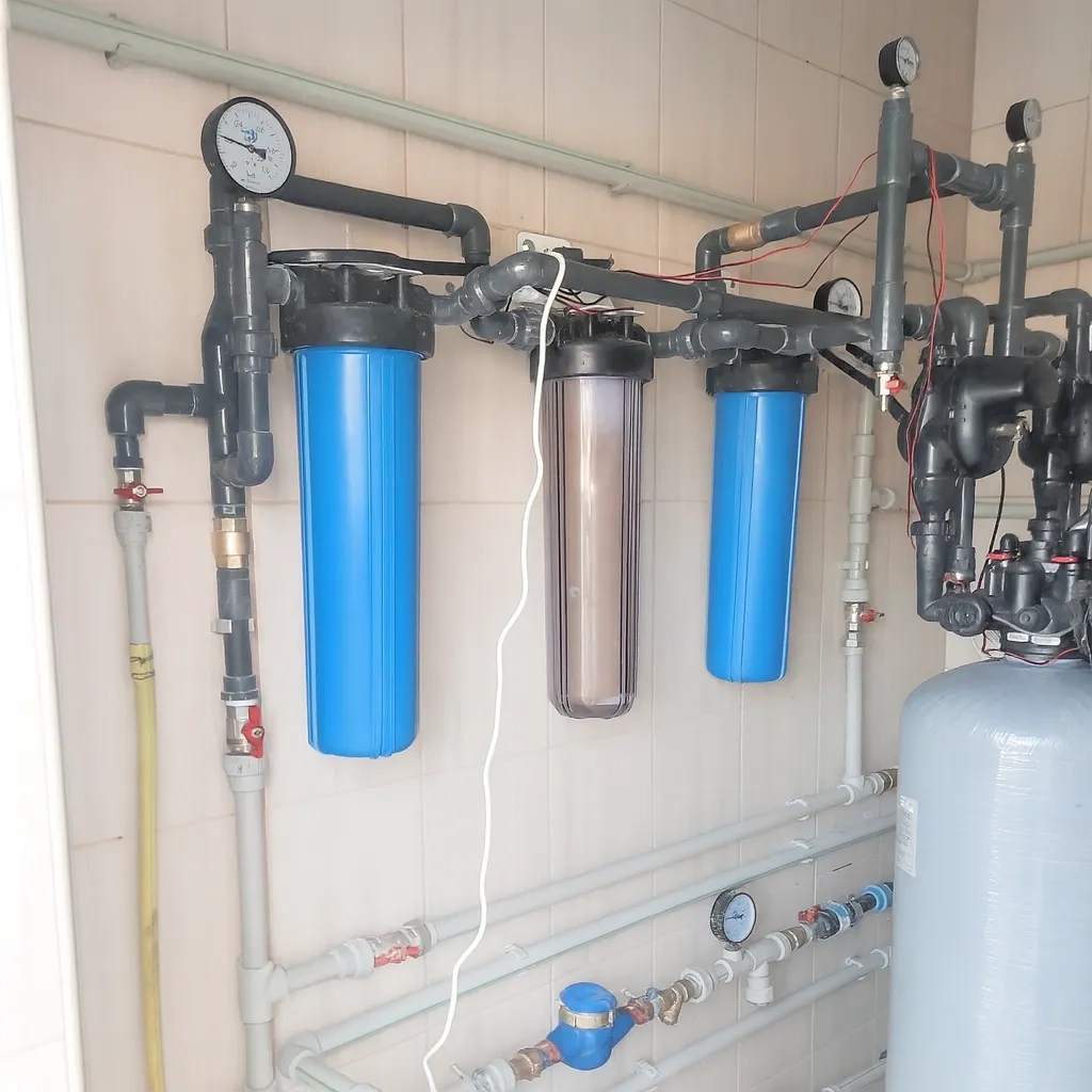 Water purification for UPG filling station
