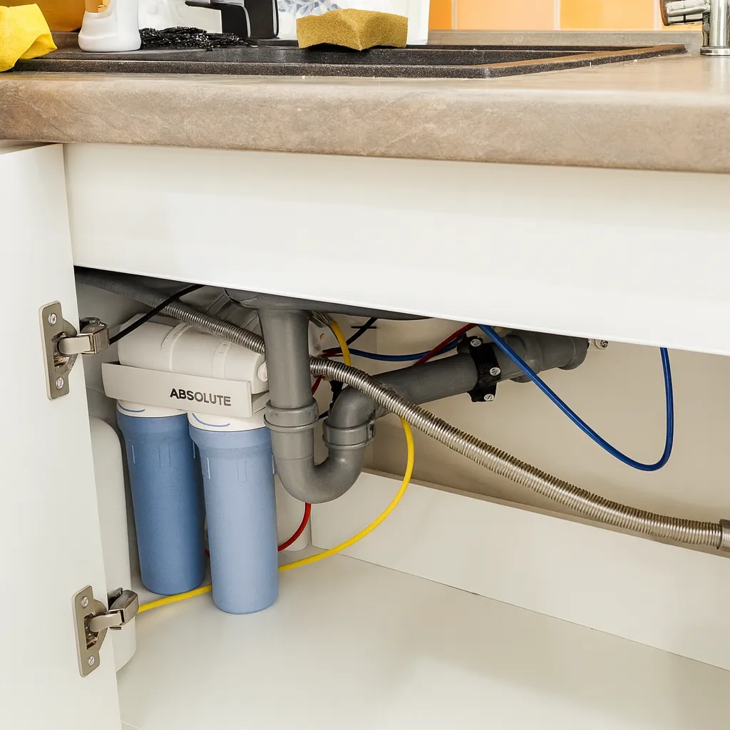 Solución de agua potable para un apartamento en el complejo residencial Synerhiya