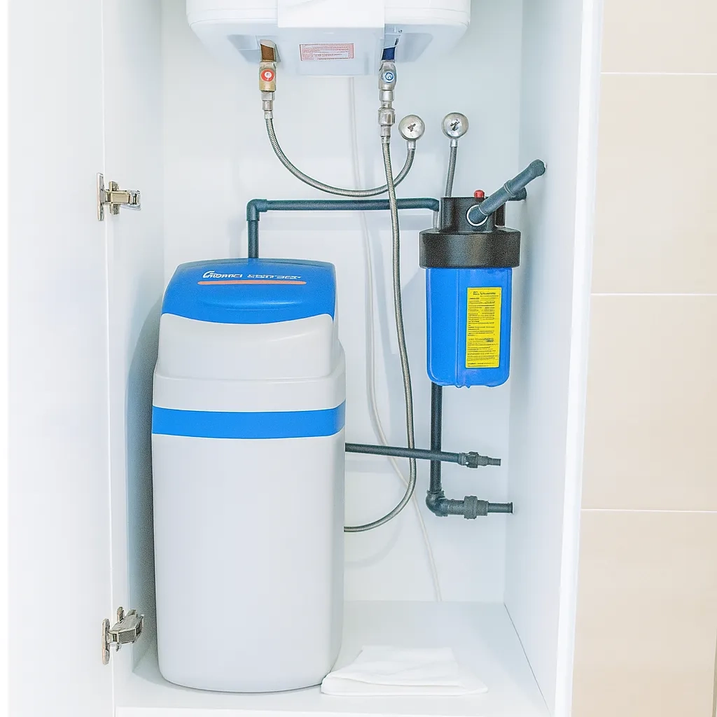 Enthärtetes Wasser für eine Wohnung
