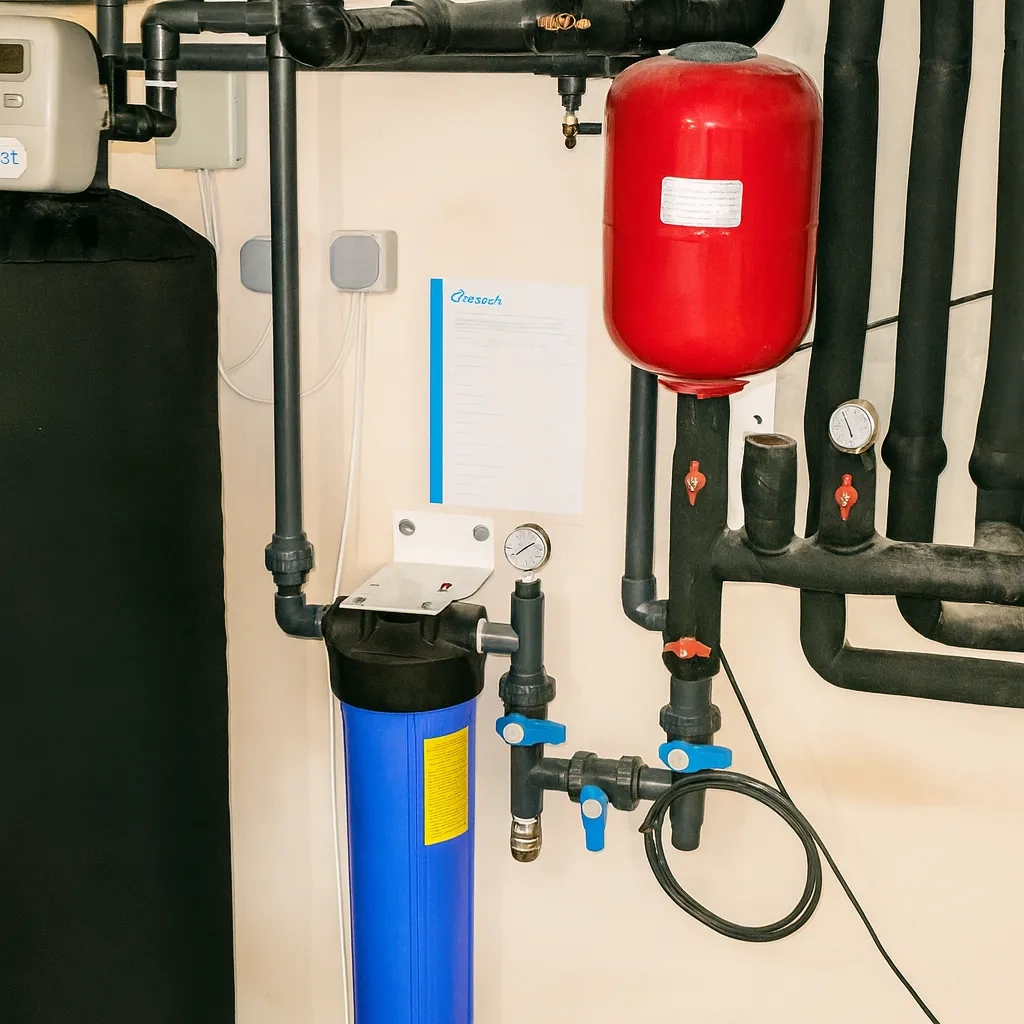 Water purification for a private house