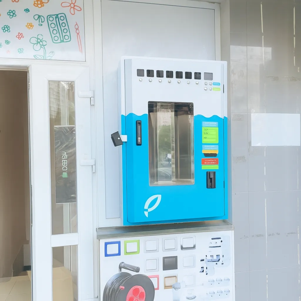 Panneau de distribution d’eau dans le quartier Troieshchyna