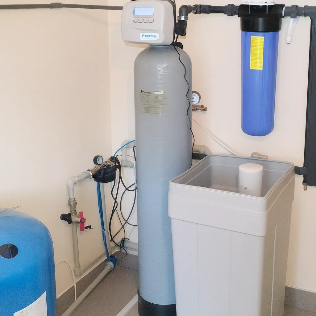Purification de l’eau pour une maison privée à Hnativka