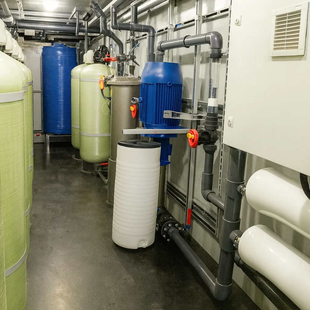 Mobile water treatment system for Kurakhove