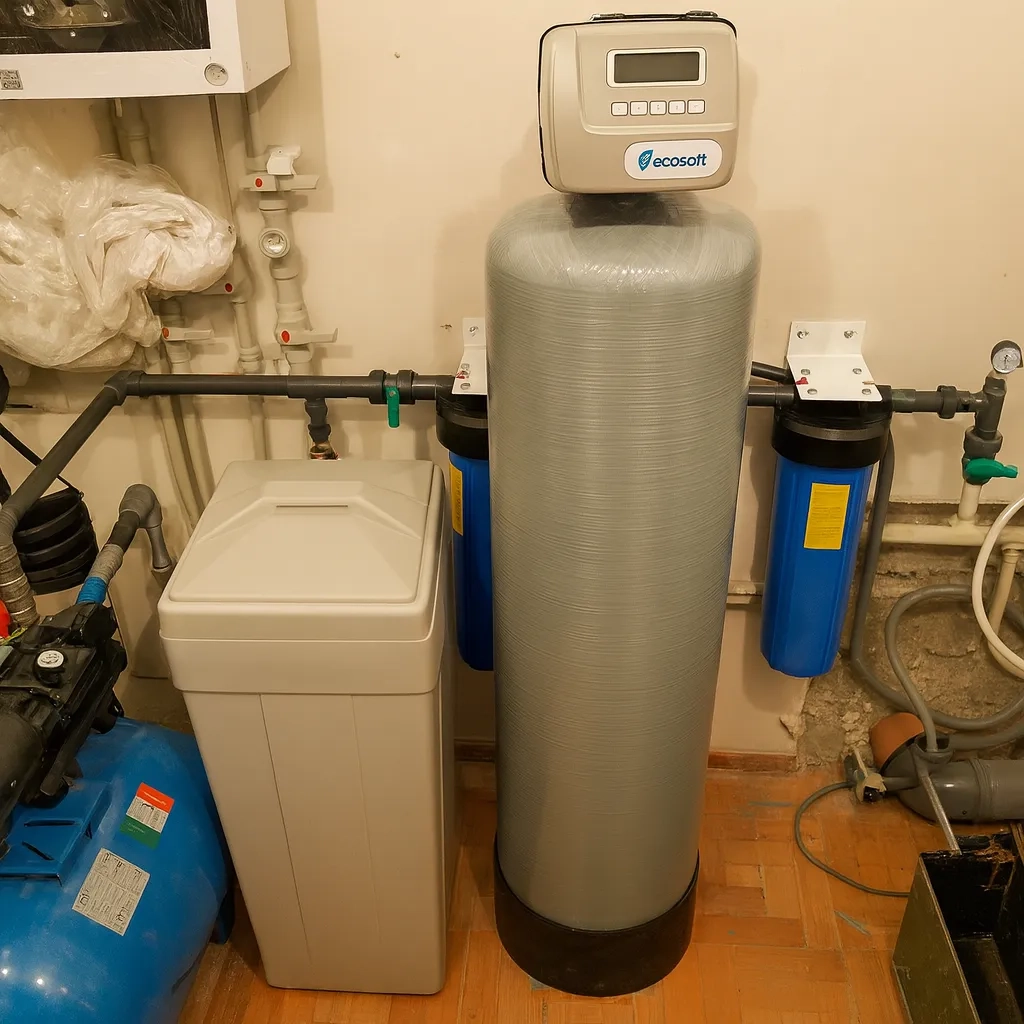 Purification de l’eau de puits pour une maison privée à Khotianivka