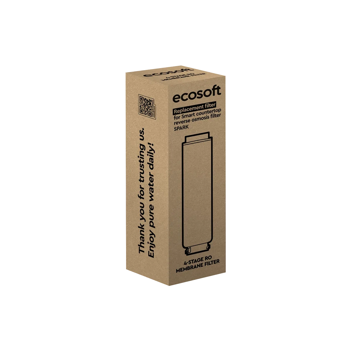 Prix Filtre de remplacement Ecosoft pour distributeur de comptoir intelligent à osmose inverse SPARK