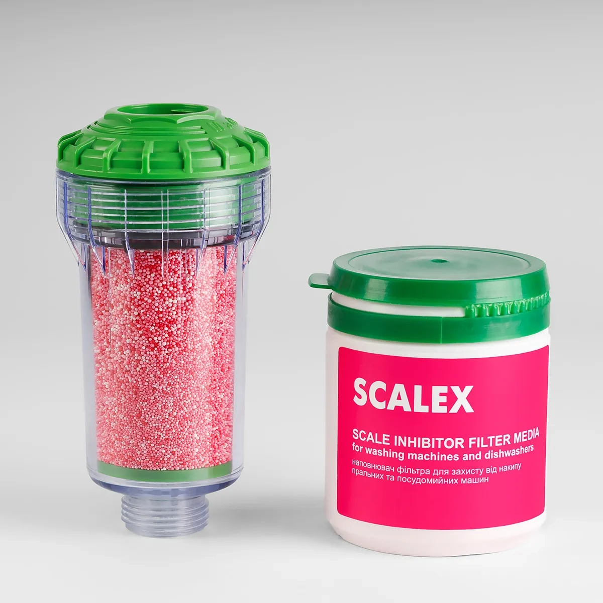 Scalex filter media for washing machine filters