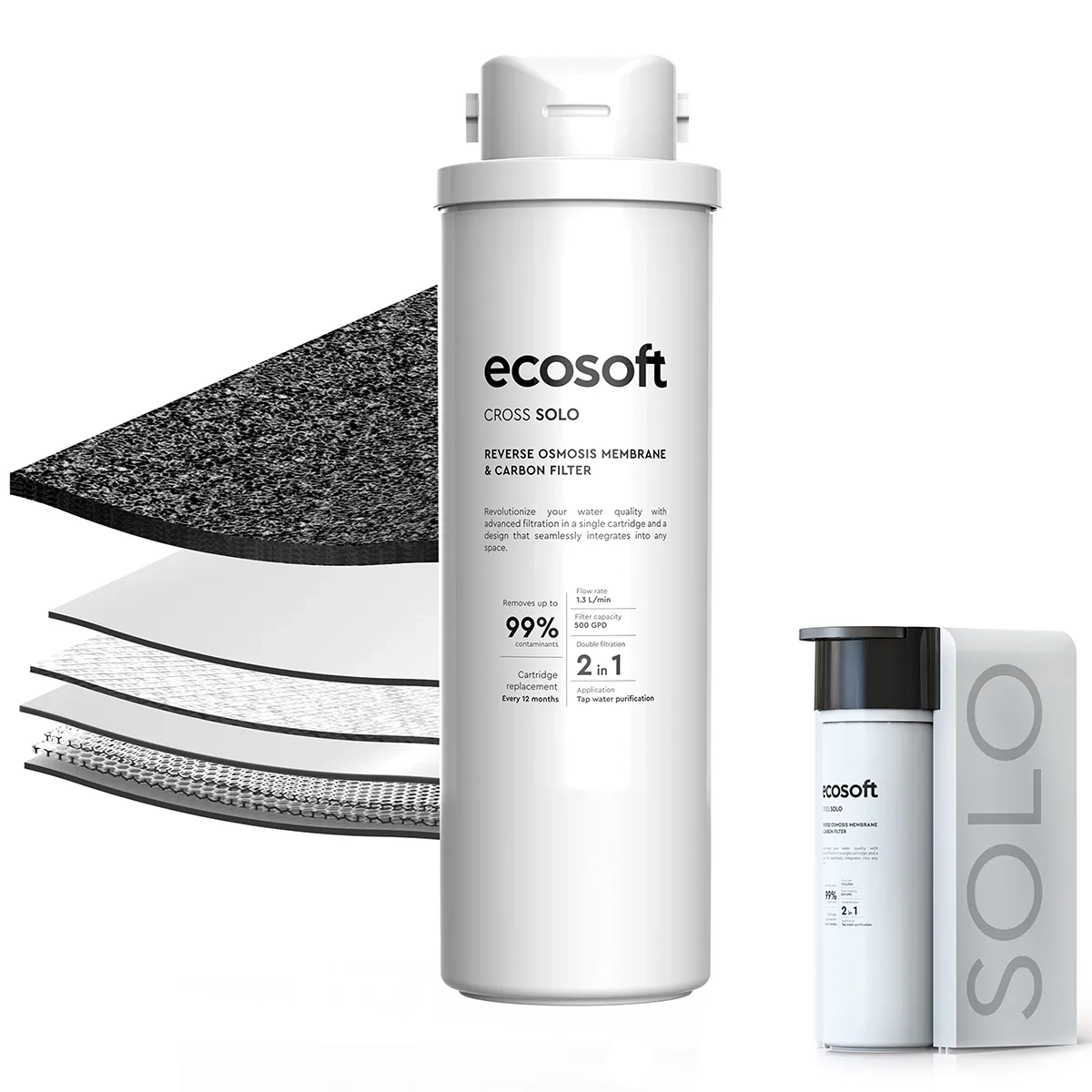 CROSS Solo direct flow reverse osmosis filter