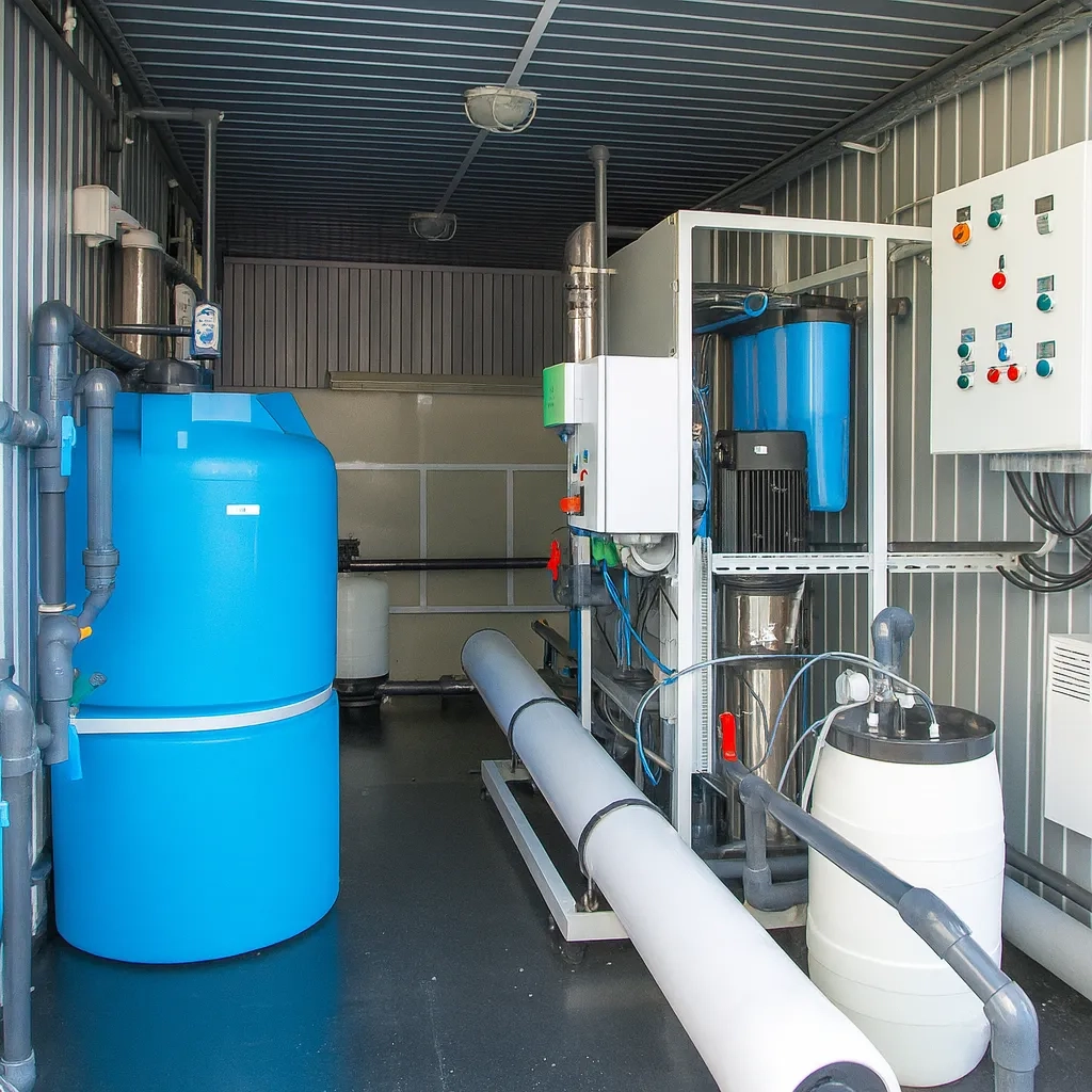 Mobile water purification system for HarvEaST agroholding