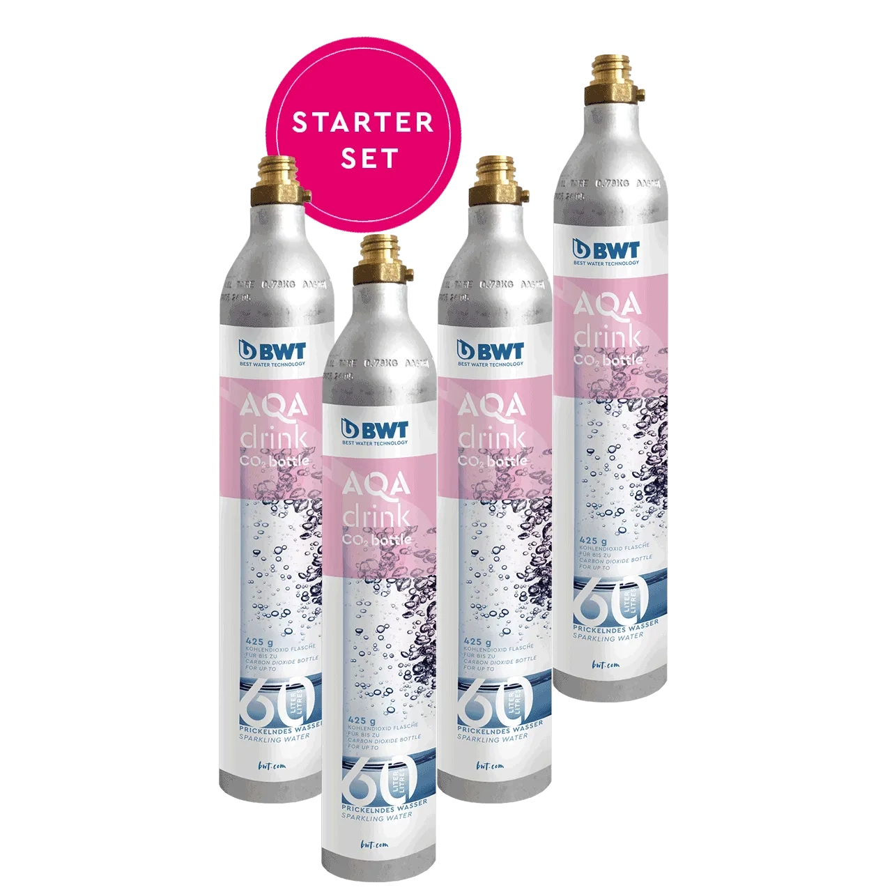 Zestaw startowy butli CO₂ do dystrybutora Ecosoft SPARK