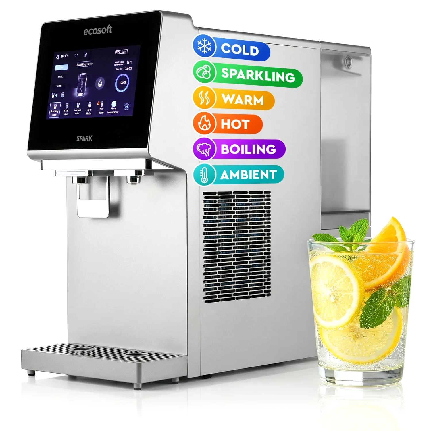Ecosoft SPARK smart sparkling water dispenser