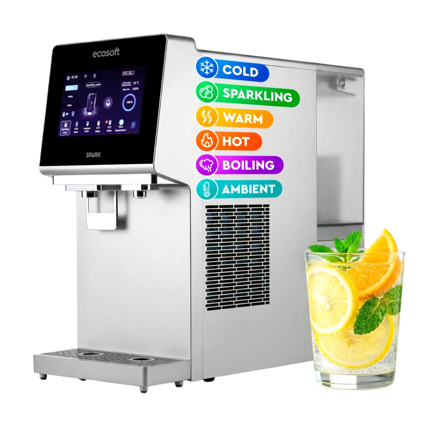 Ecosoft SPARK smart sparkling water dispenser