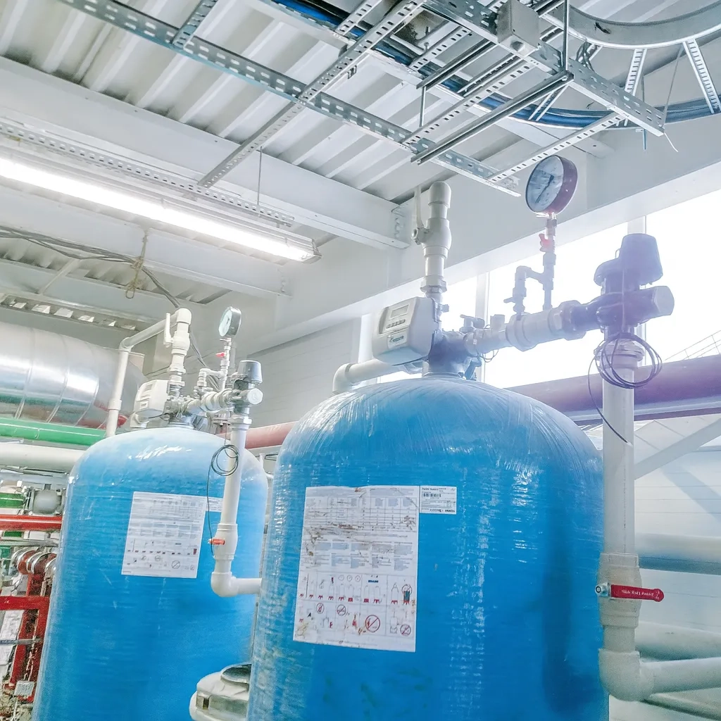 Boiler feed water softening for Kriger plant