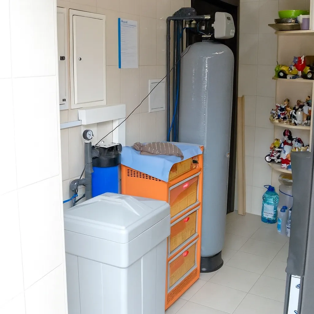 Well water purification for a private house on Vodnykiv Island