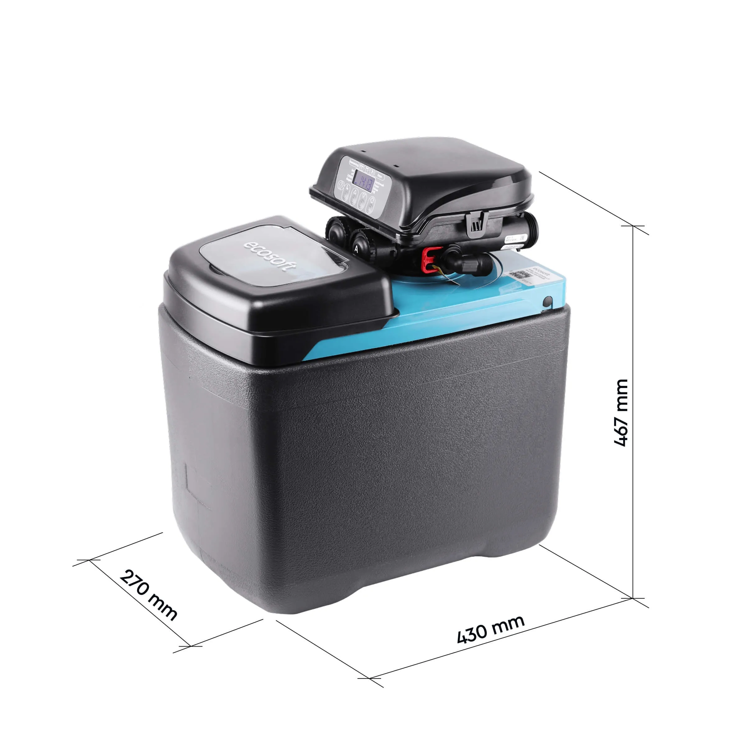 Ecosoft Core 110 water softener dimensions