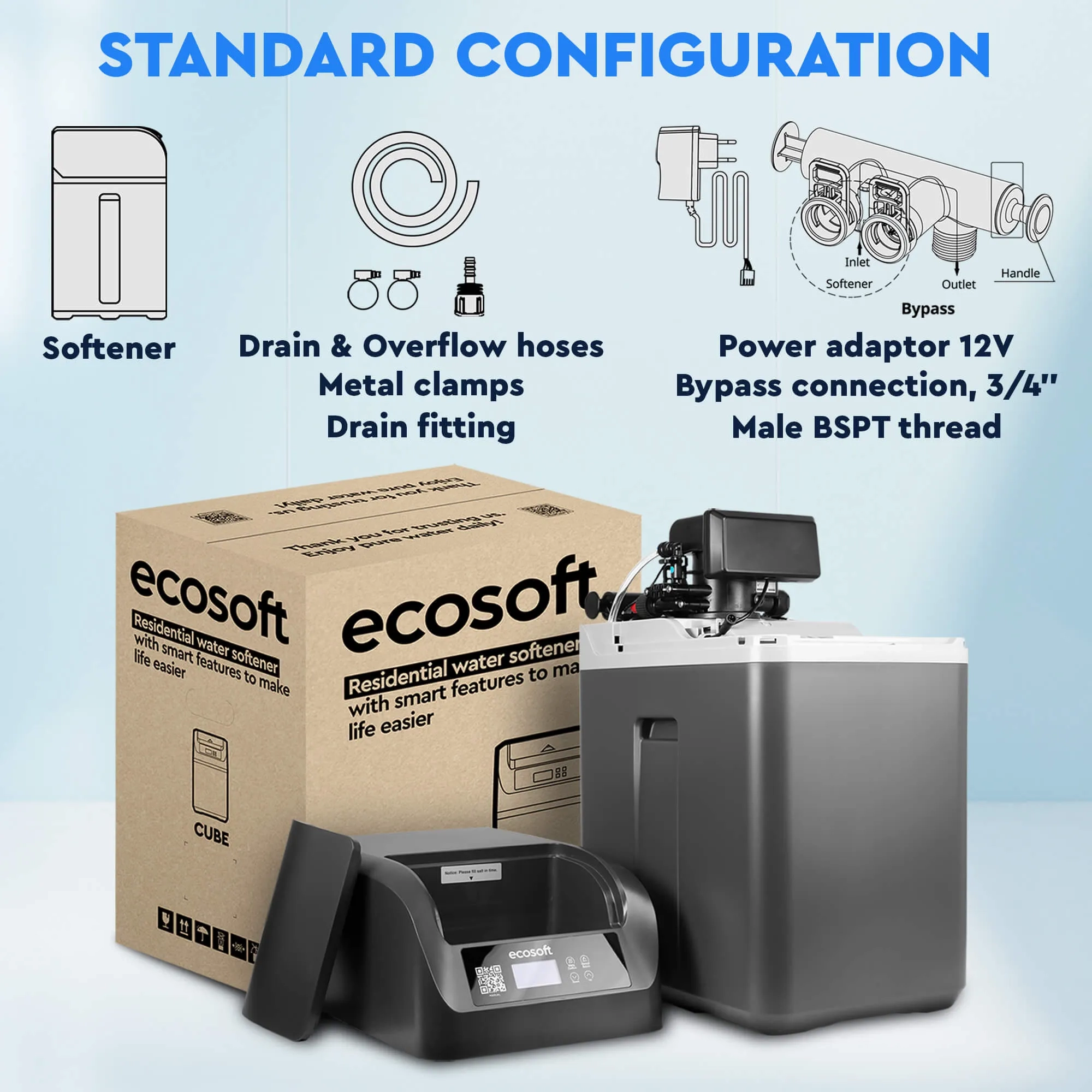 Ecosoft CUBE 100 water softener
