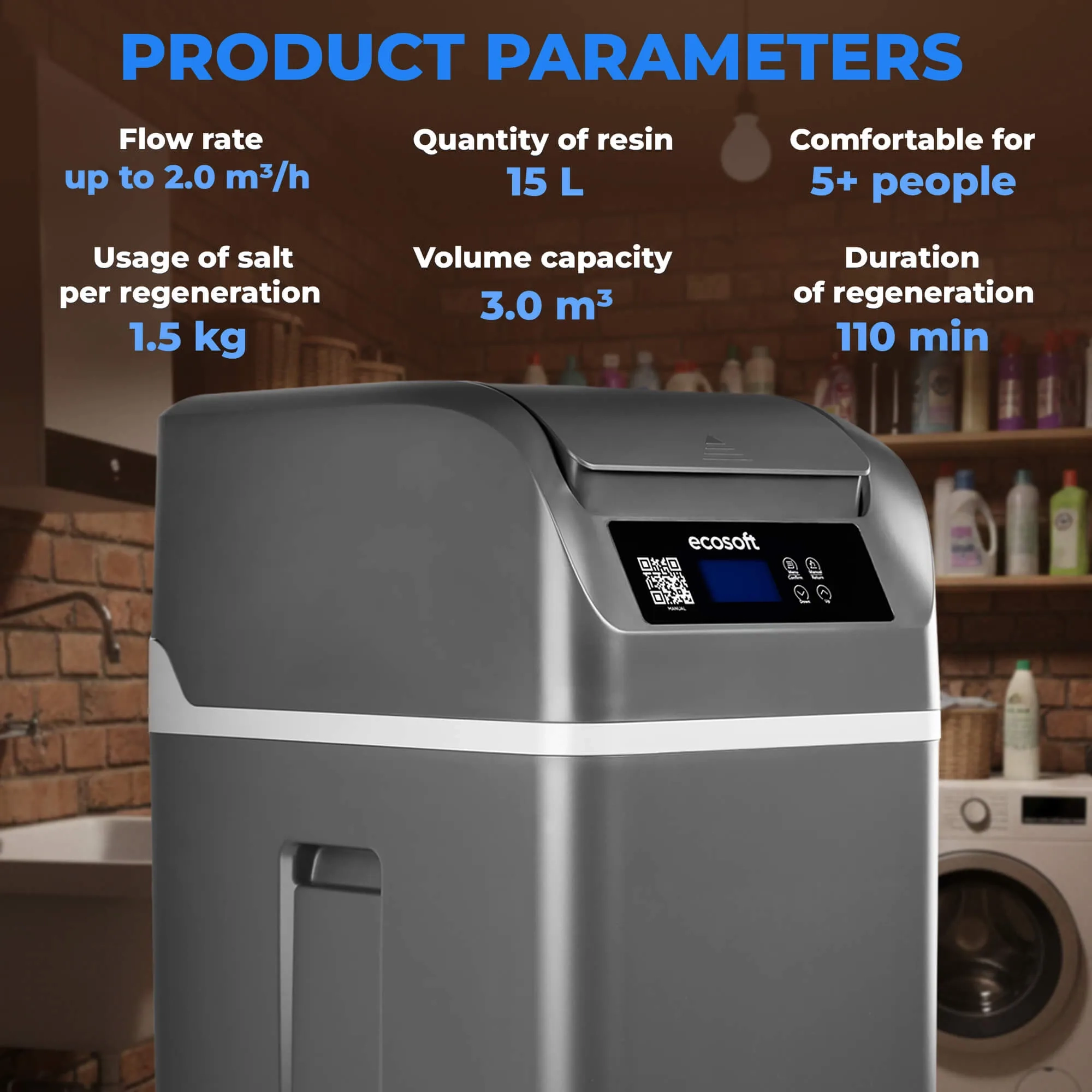 Ecosoft CUBE 150 water softener