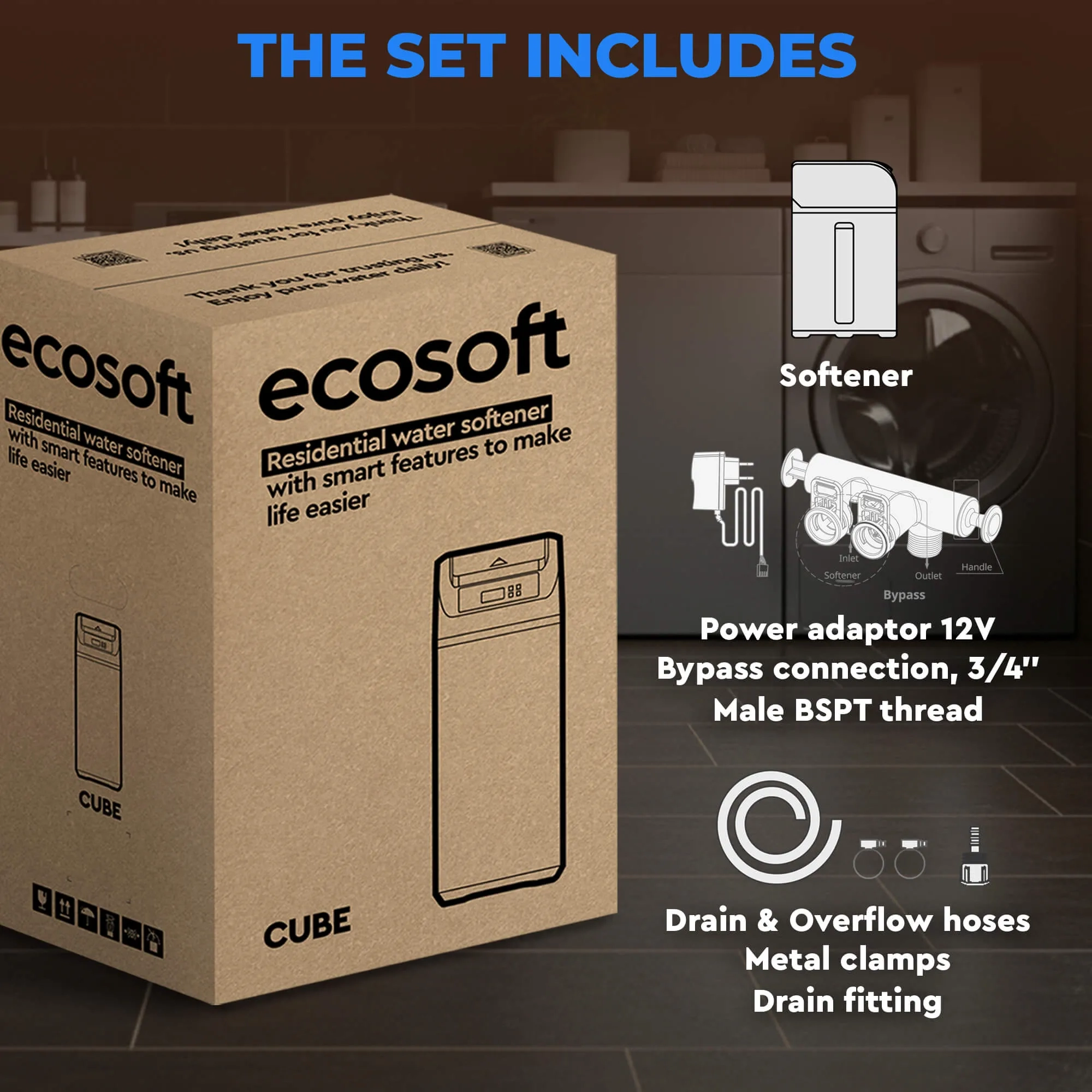 Ecosoft CUBE 150 water softener