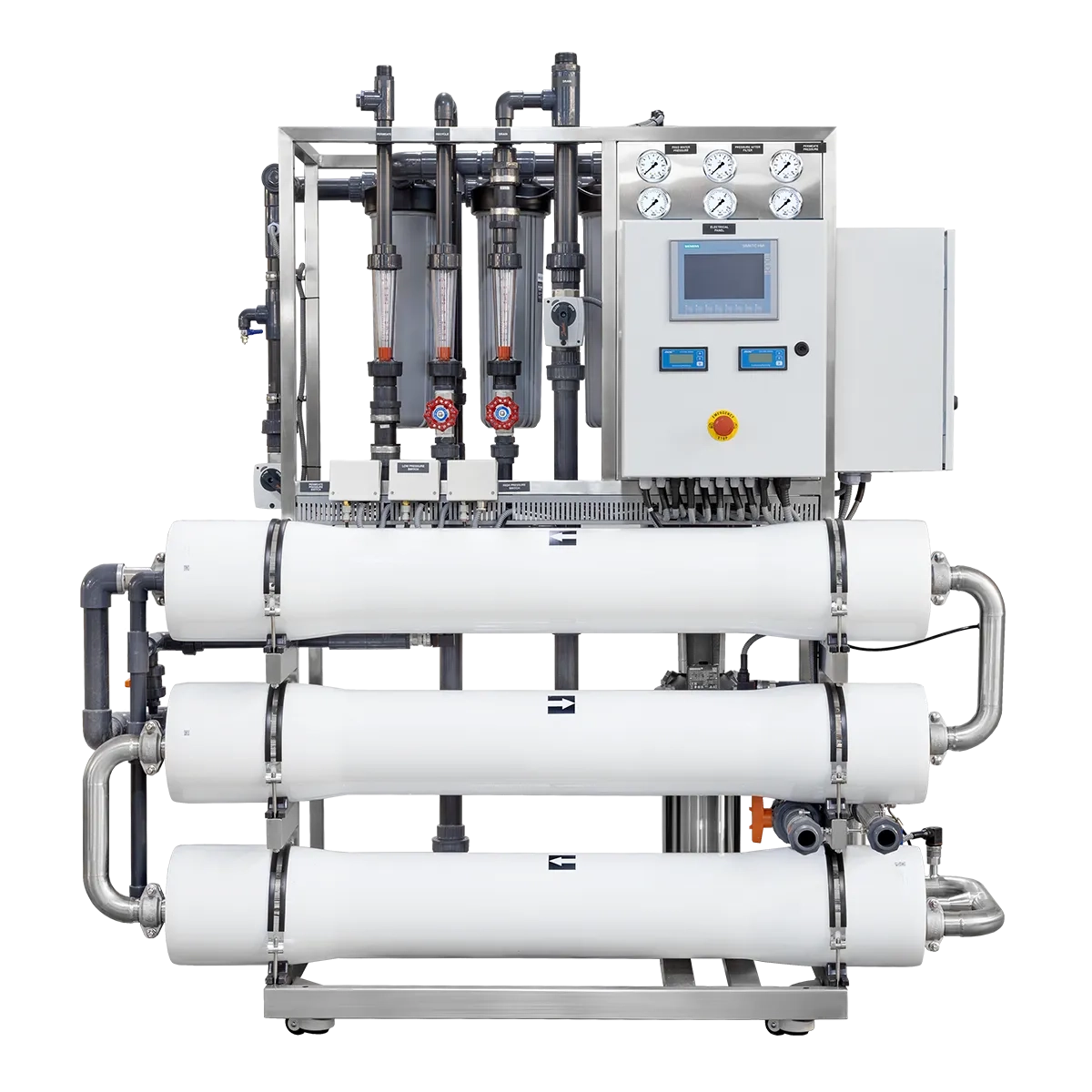 MO3 8" reverse osmosis system with Siemens controller