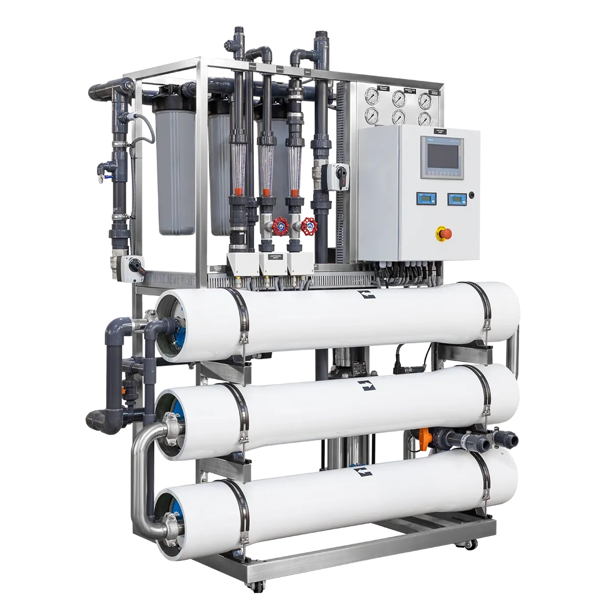 MO3 8" reverse osmosis system with Siemens controller