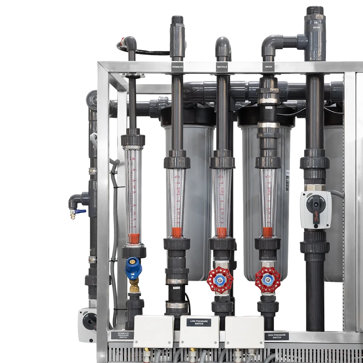 MO3 8" reverse osmosis system with Siemens controller