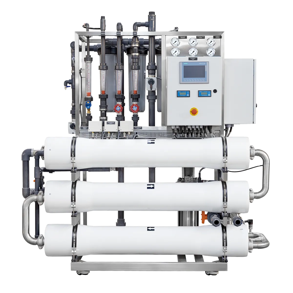 MO3 8" reverse osmosis system with Siemens controller