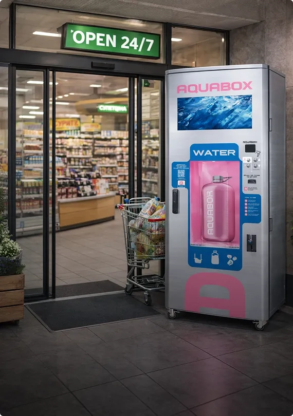 Wejście do supermarketu