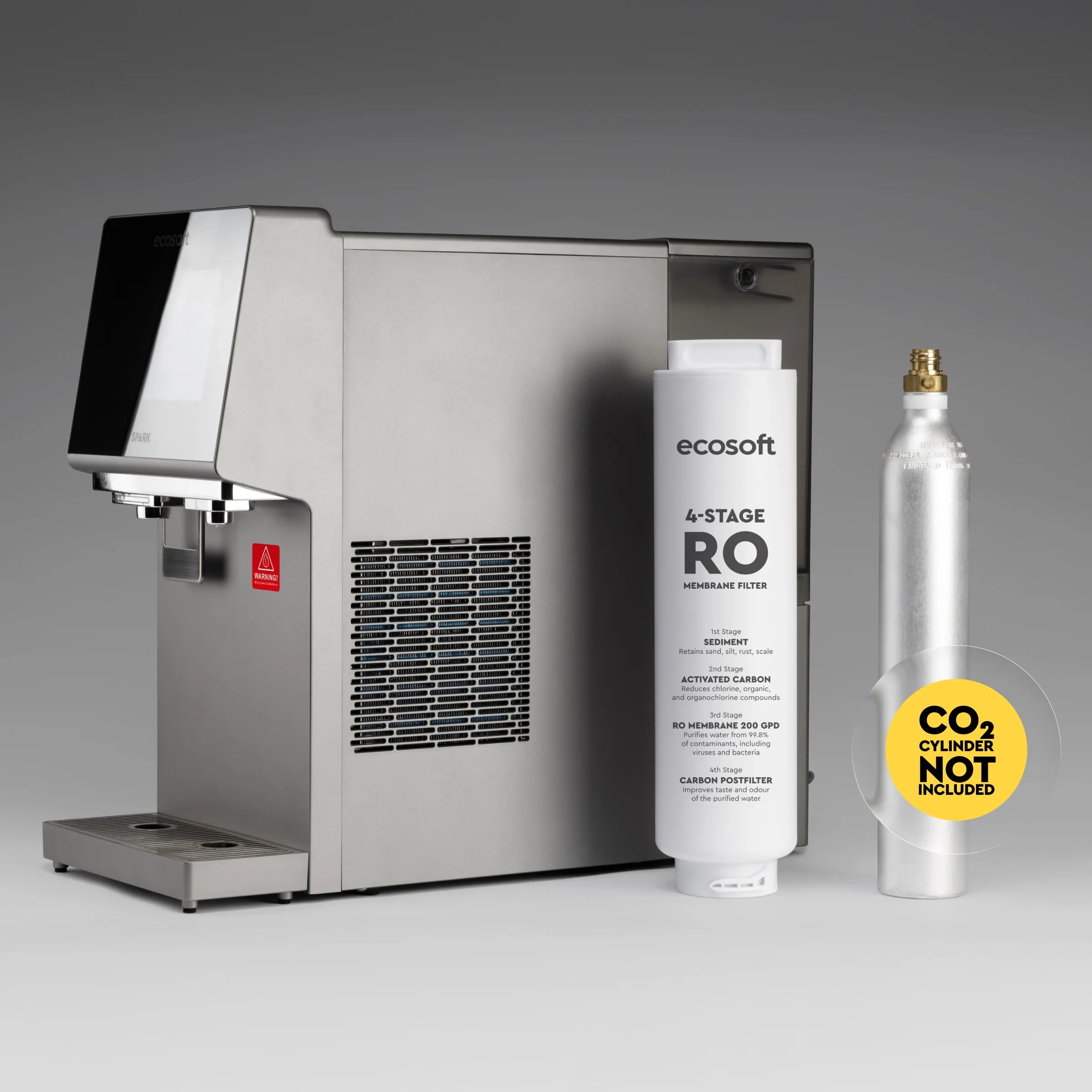 Ecosoft SPARK smart sparkling water dispenser