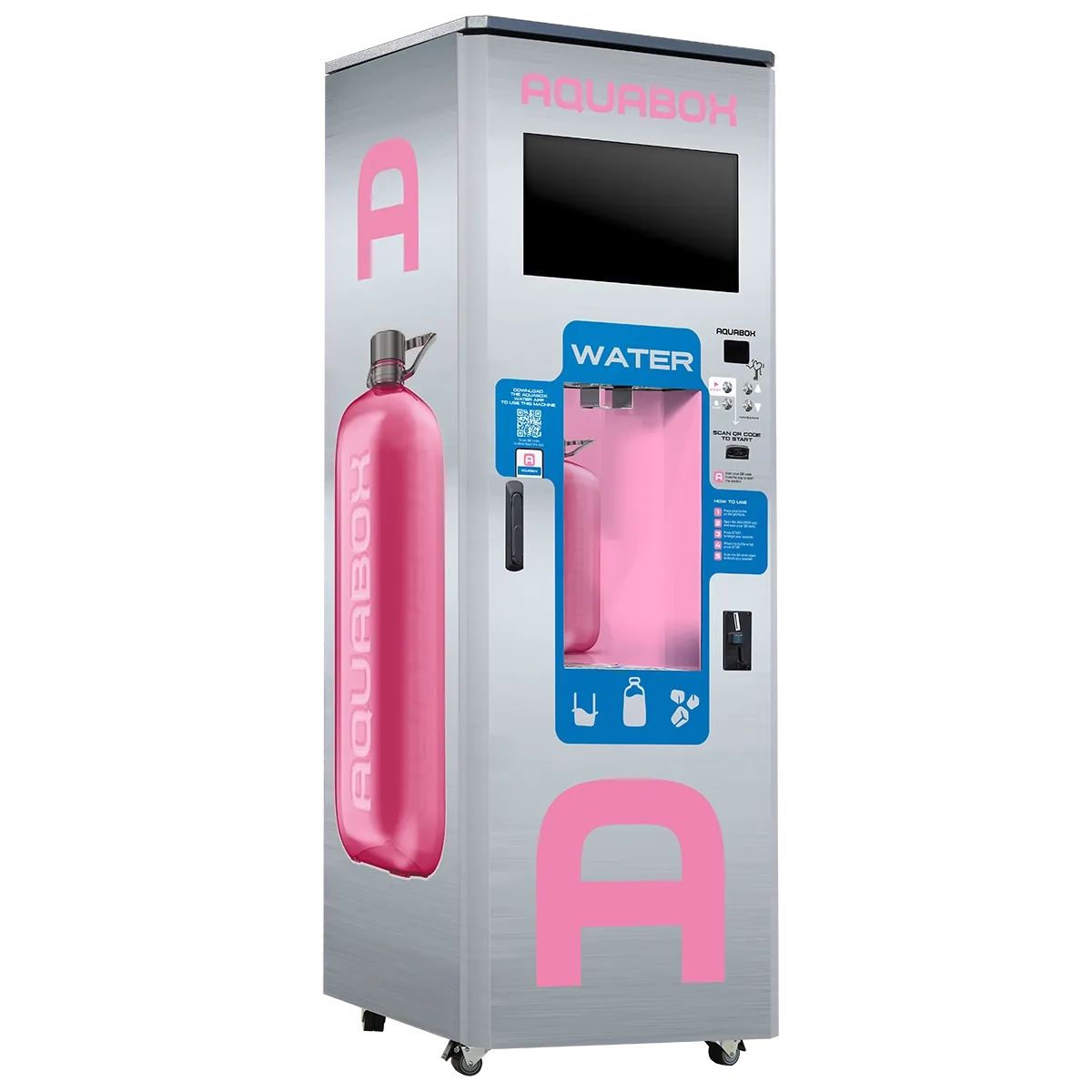 Price Ecosoft INOX AQUABOX 150 A reverse osmosis water vending machine