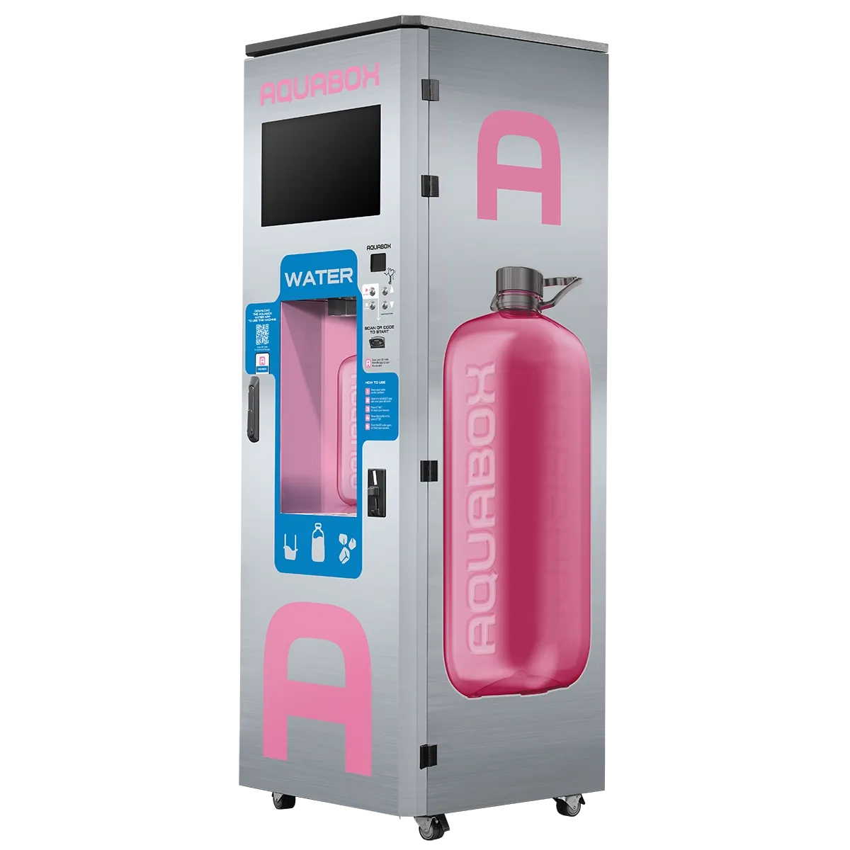 Ecosoft INOX AQUABOX 150 CA omgekeerde-osmose waterautomaat