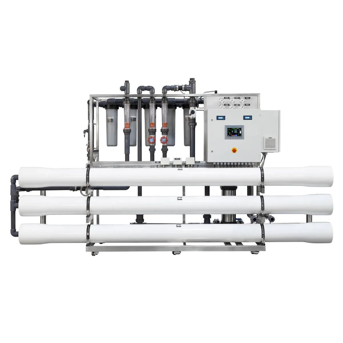 Système d’osmose inverse Ecosoft INOX MO9 8″ avec contrôleur Siemens