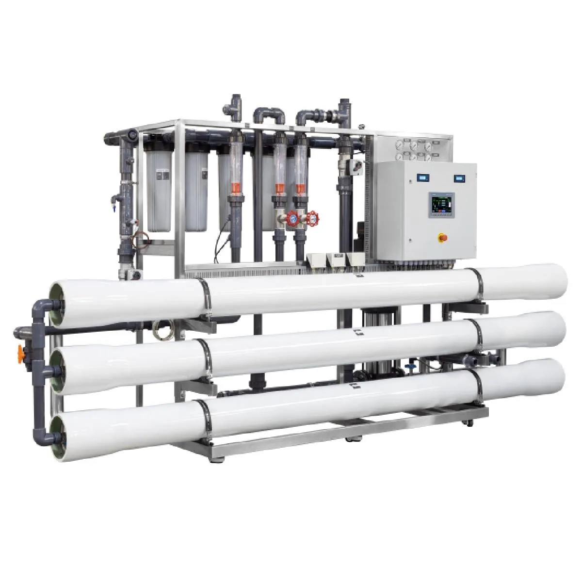 Système d’osmose inverse Ecosoft INOX MO9 8″ avec contrôleur Siemens