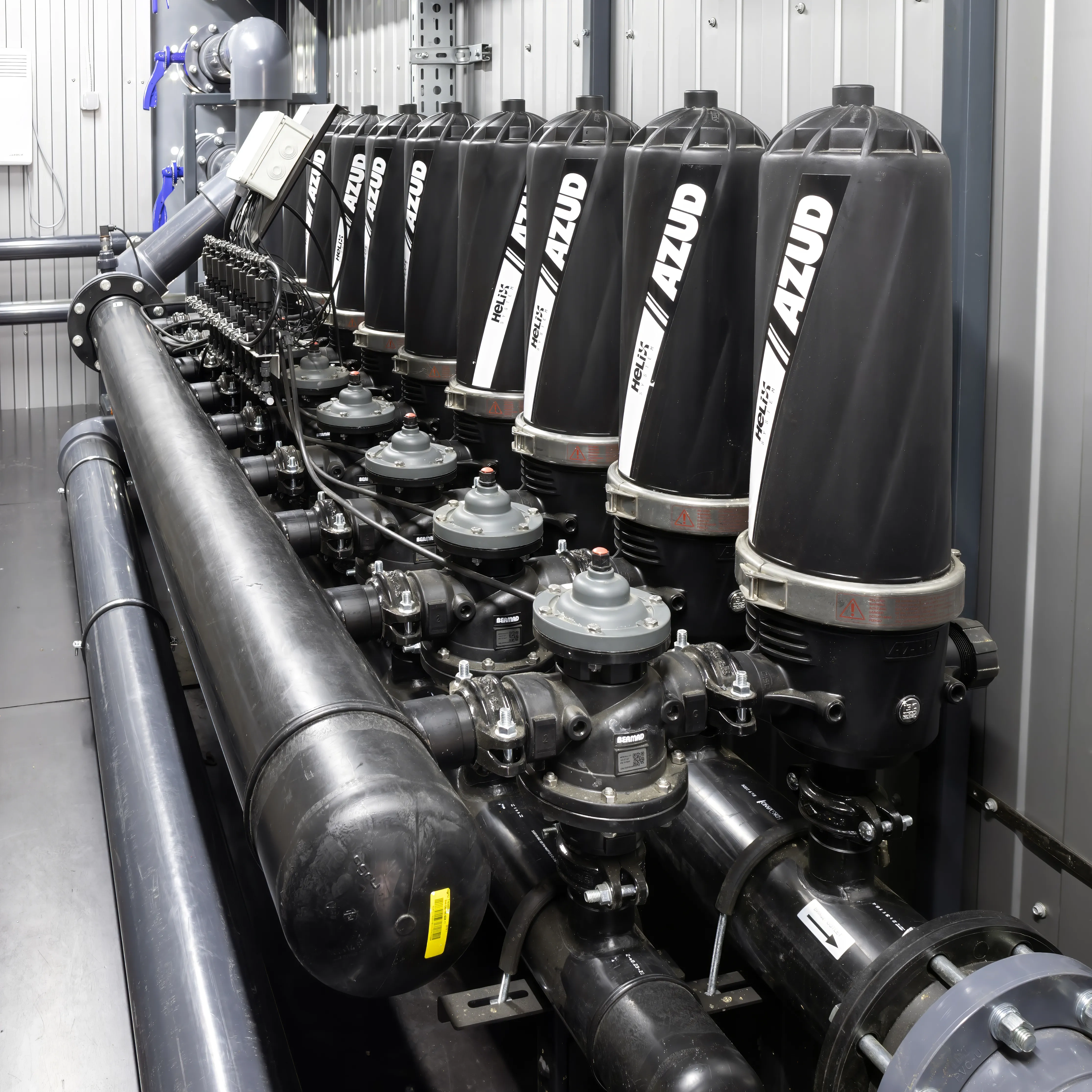 Trattamento dell’acqua ad alta capacità su skid