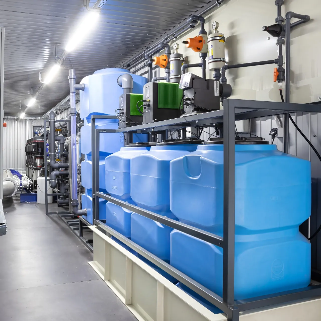 Sistema containerizzato per il trattamento dell’acqua e il controllo di processo