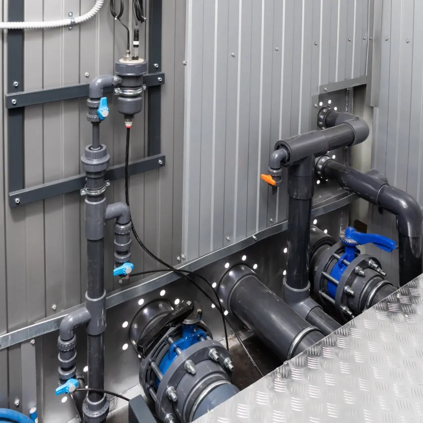 Osmosi inversa containerizzata per la fornitura di acqua di processo ad alta capacità